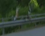 Der Sturz von Frank Schleck w�hrend der f�nften Etappe der Tour de Suisse 2008